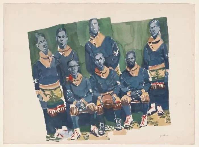 Production art for New on View: Community and Self-Representation in the David and Jane Shapiro Collection