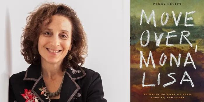 Production art for Author Talk with Peggy Levitt — Move Over, Mona Lisa
