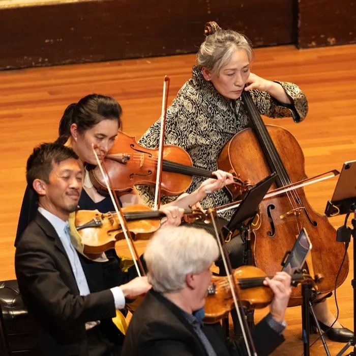 Production art for Borromeo String Quartet Guest Artist Award Concert