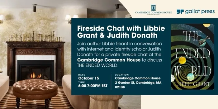 Production art for Libbie Grant in Conversation with Judith Donath: The Ended World