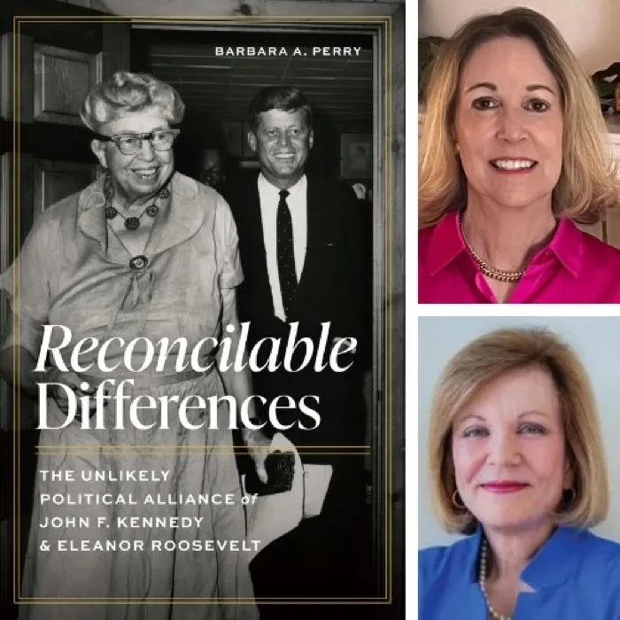 Production art for Reconcilable Differences: The Unlikely Political Alliance of John F. Kennedy and Eleanor Roosevelt