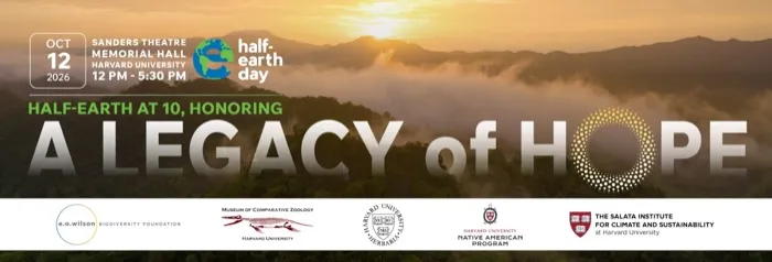 Production art for Half-Earth Day 2026 | Half-Earth at Ten: Honoring a Legacy of Hope
