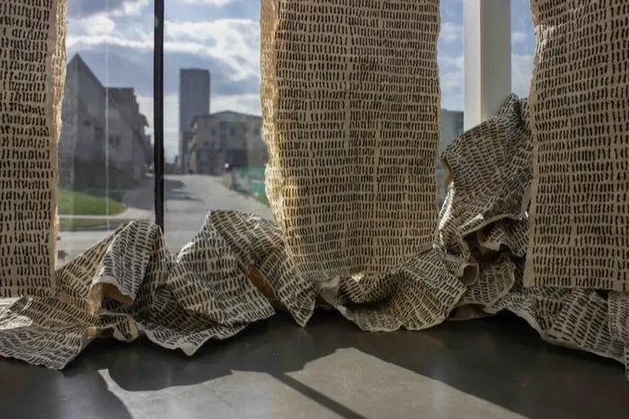 Production art for Thinking Palestine Through Paper