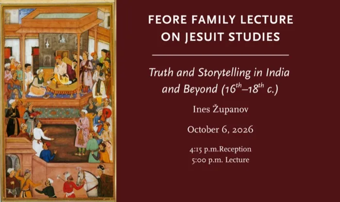 Production art for Feore Family Lecture Series on Jesuit Studies
