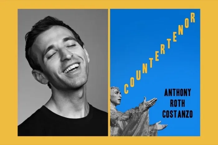 Production art for WBUR CitySpace: Anthony Roth Costanzo