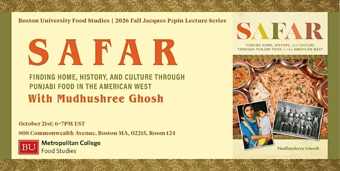 Production art for Pépin Lecture Series: Safar with Madhushree Ghosh