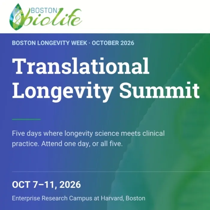 Production art for Translational Longevity Summit