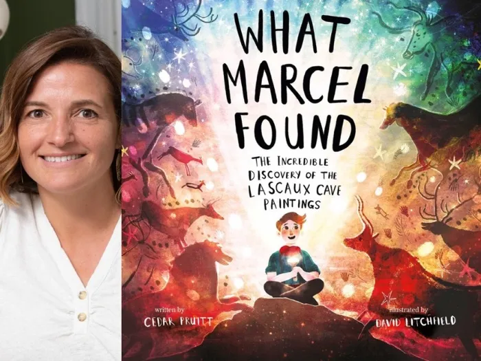 Production art for STORY HOUR! Cedar Pruitt: What Marcel Found