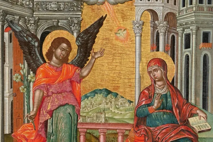 Production art for Encountering the Sacred Image Symposium