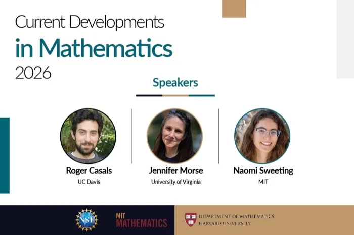 Production art for Current Developments in Mathematics 2026