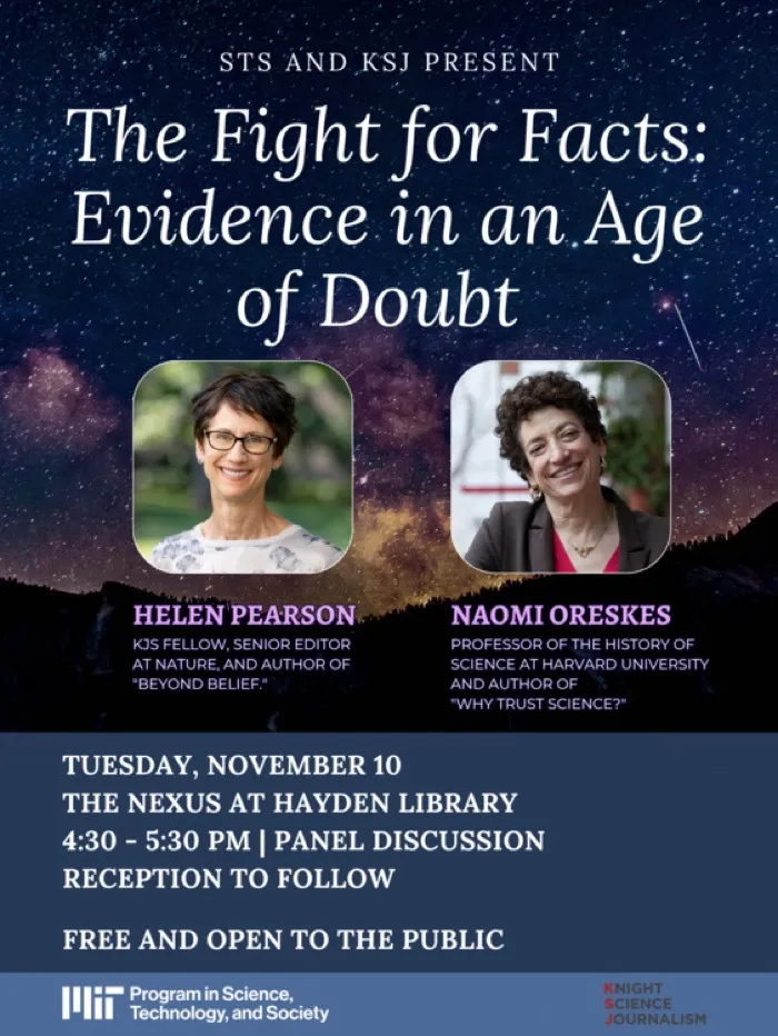 Production art for The Fight for Facts: Evidence in an Age of Doubt — Helen Pearson and Naomi Oreskes
