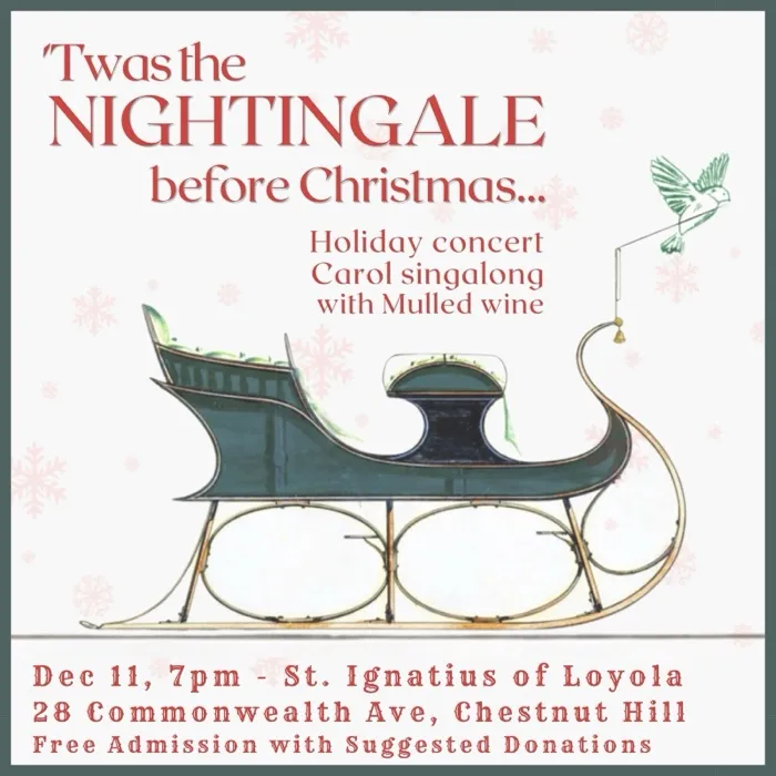 Production art for ‘Twas the nightingale before the christmas