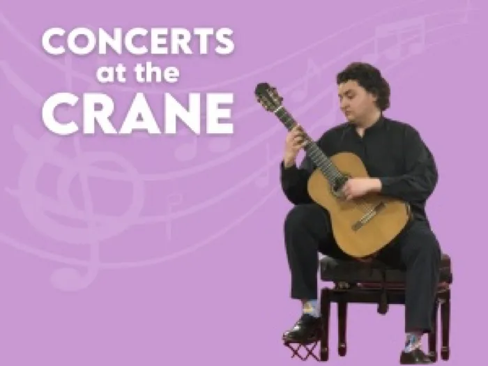Production art for Concerts at the Crane: Fred Springer, Classical Guitar