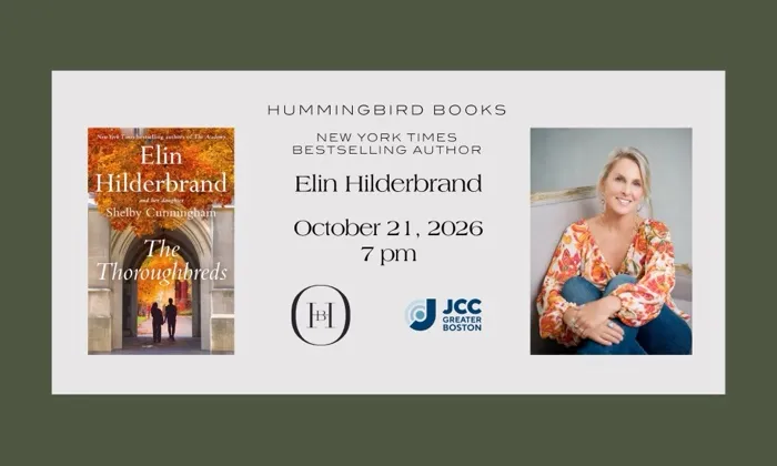Production art for An Evening of Conversation with Elin Hilderbrand (JCC Newton)