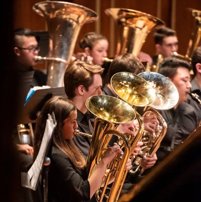 Production art for NEC Wind Ensemble