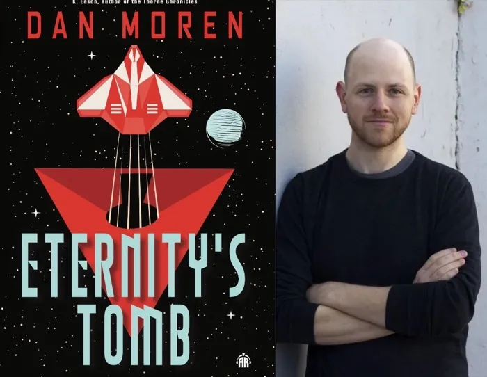 Production art for Dan Moren, author of Eternity's Tomb