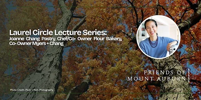 Production art for Laurel Circle Lecture Series: Joanne Chang