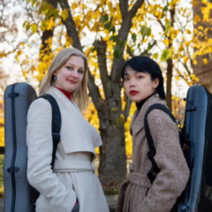 Production art for Classical Concert with Violist Taisiya Sokolova and Violinist Leqing Wang
