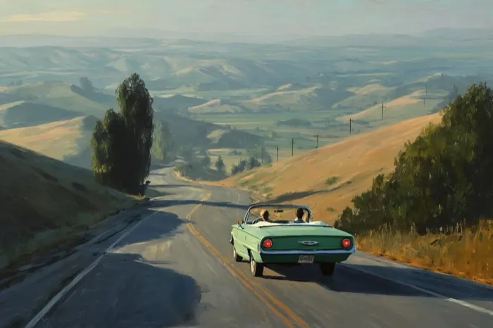 Production art for The Open Road