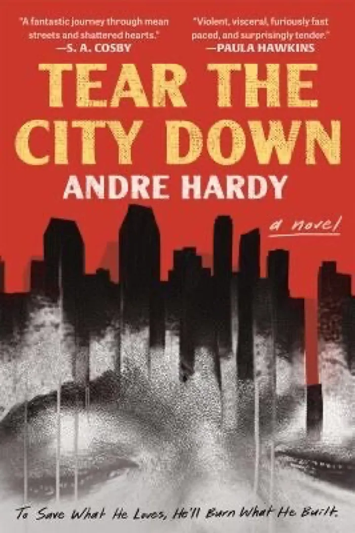 Production art for Author Talk: Andre Hardy — Tear the City Down