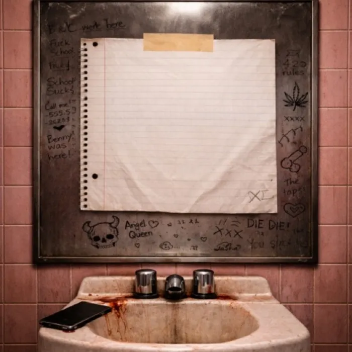 Production art for Writer's Stage: Meet Me in the Bathroom