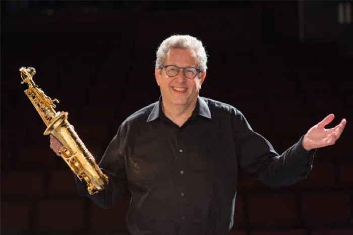 Production art for New Works for Saxophone by BU Composers