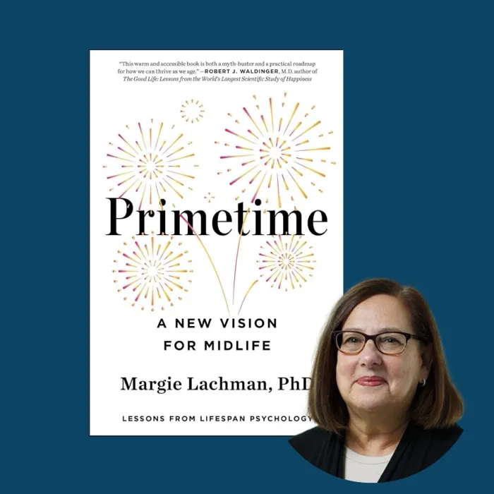 Production art for Author Talk With Dr. Margie Lachman