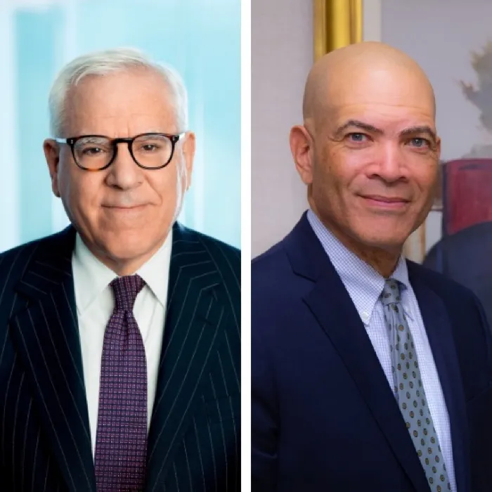 Production art for Declaring the Revolution: A Conversation with David Rubenstein