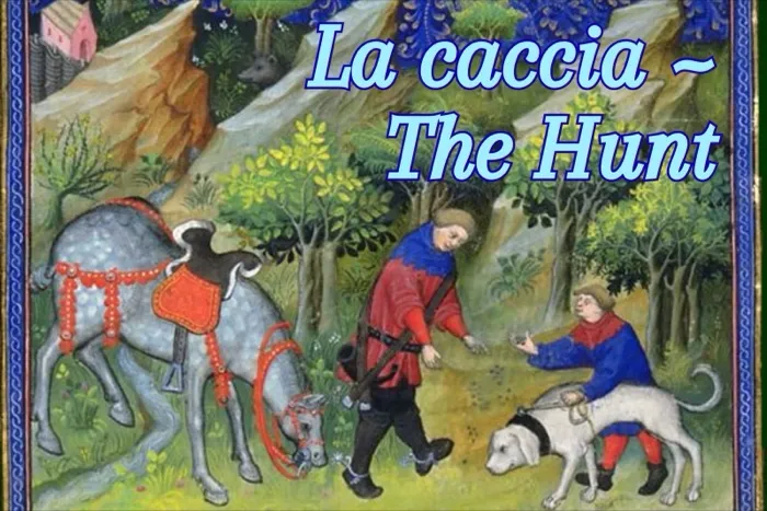 Production art for La Caccia ~ The Hunt