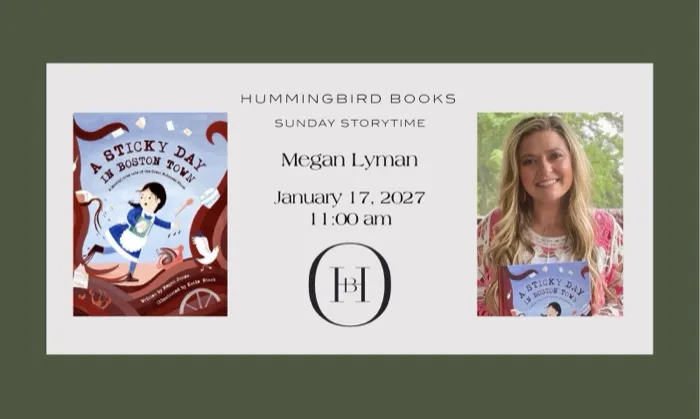 Production art for Sunday Storytime with Megan Lyman