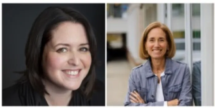 Production art for Concord Festival of Authors: Writing New England with Jenn Bouchard and Kathleen Reidy