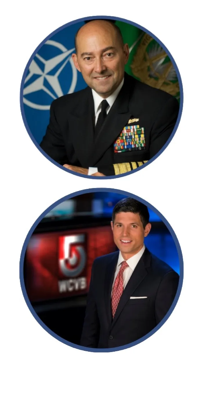 Production art for Leadership Forum: A Conversation with Admiral James G. Stavridis, USN (Ret.)