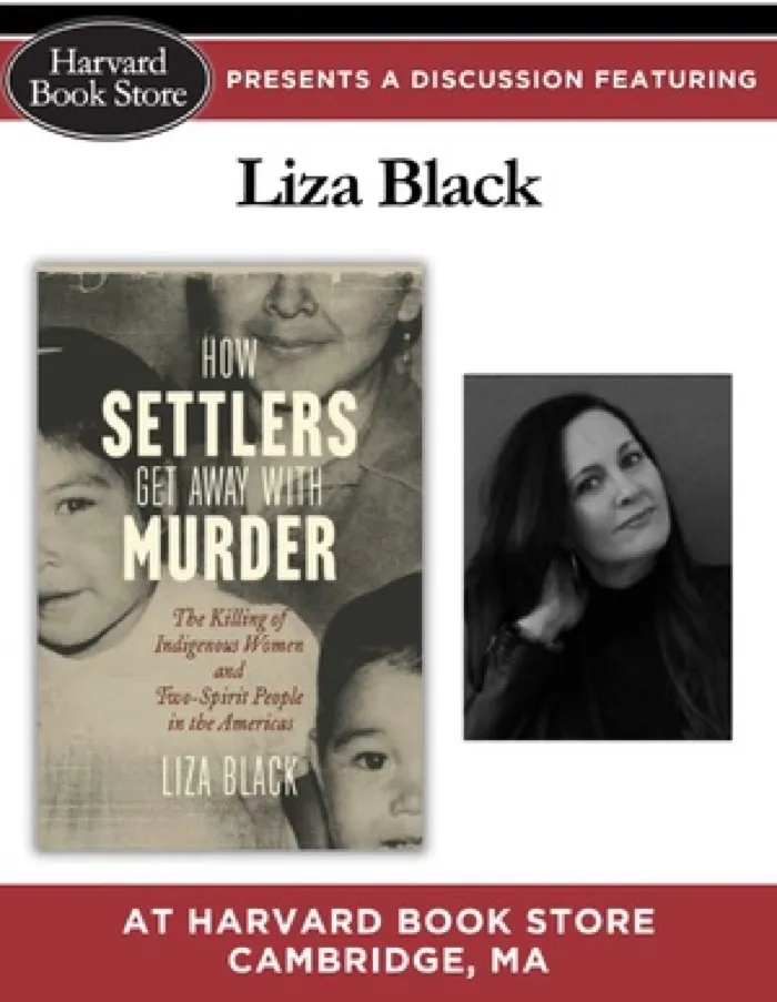 Production art for Liza Black at Harvard Book Store