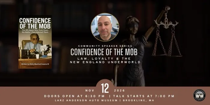 Production art for Confidence of the Mob: Law, Loyalty & the New England Underworld