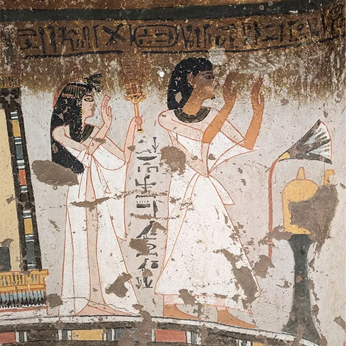Production art for The Many Lives of Theban Tomb 16