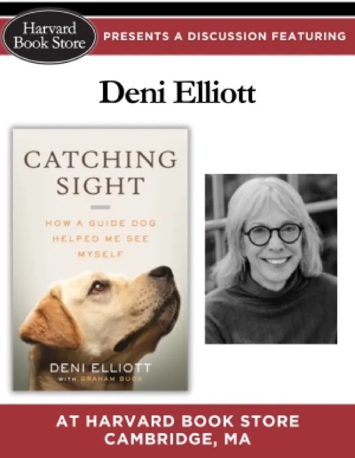 Production art for Deni Elliott at Harvard Book Store