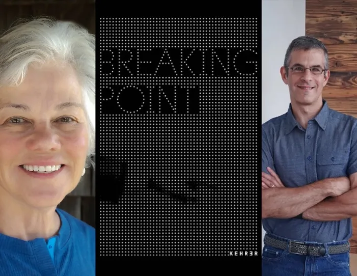 Production art for Robin Dahlberg, author of Breaking Point, in conversation with Daniel S. Medwed
