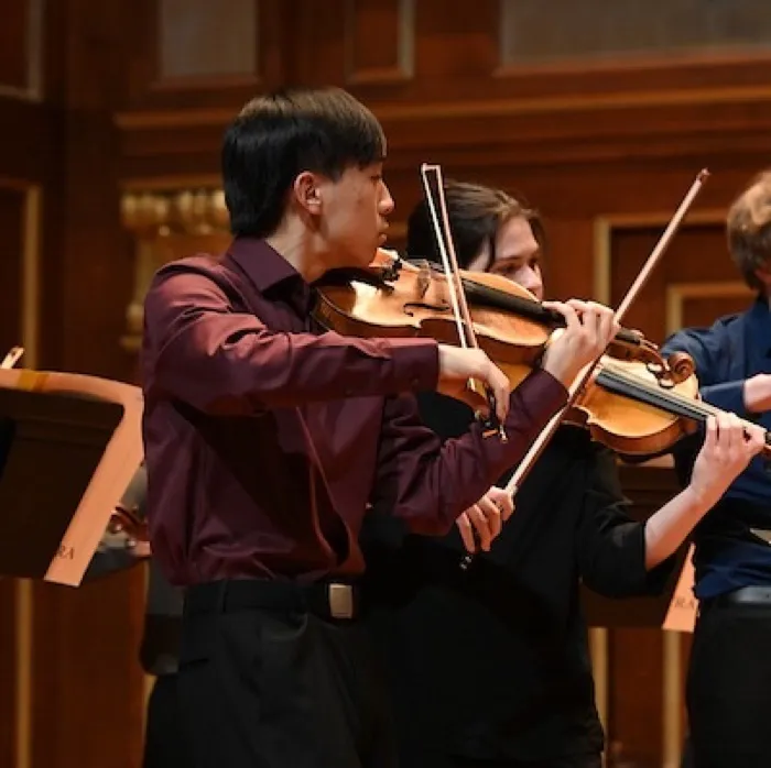 Production art for NEC Chamber Orchestra