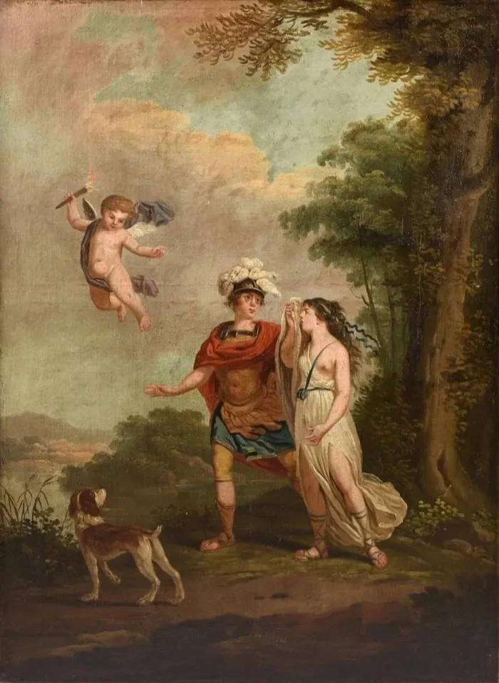 Production art for The Loves of Mars and Venus