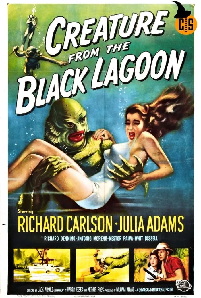 Production art for Creature from the Black Lagoon
