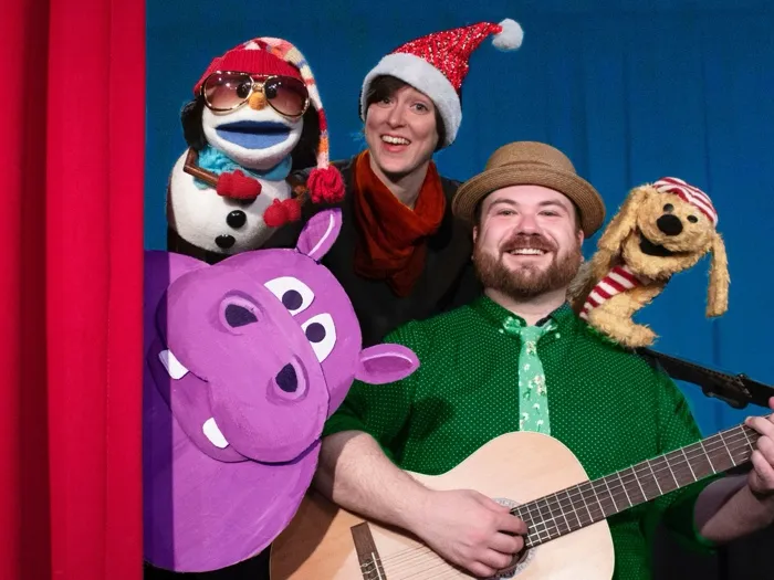 Production art for The Holiday Sing-Along! by Sarah Nolen & Phil Berman