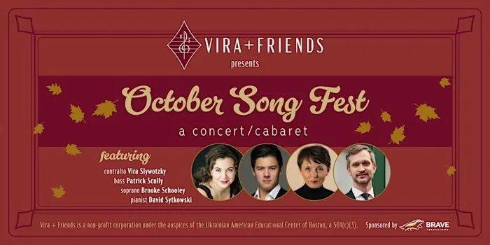 Production art for October Song Fest
