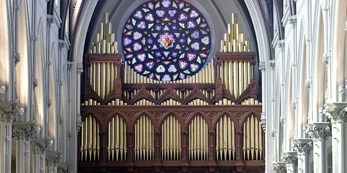 Production art for Thirty-seventh Annual Cathedral Organ Benefit