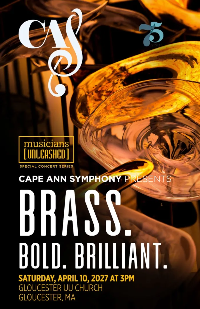 Production art for Brass. Bold. Brilliant.