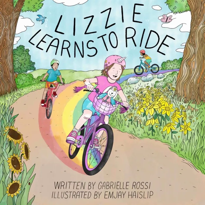 Production art for Author Event - Gabrielle Rossi Reading from "Lizzie Learns to Ride"