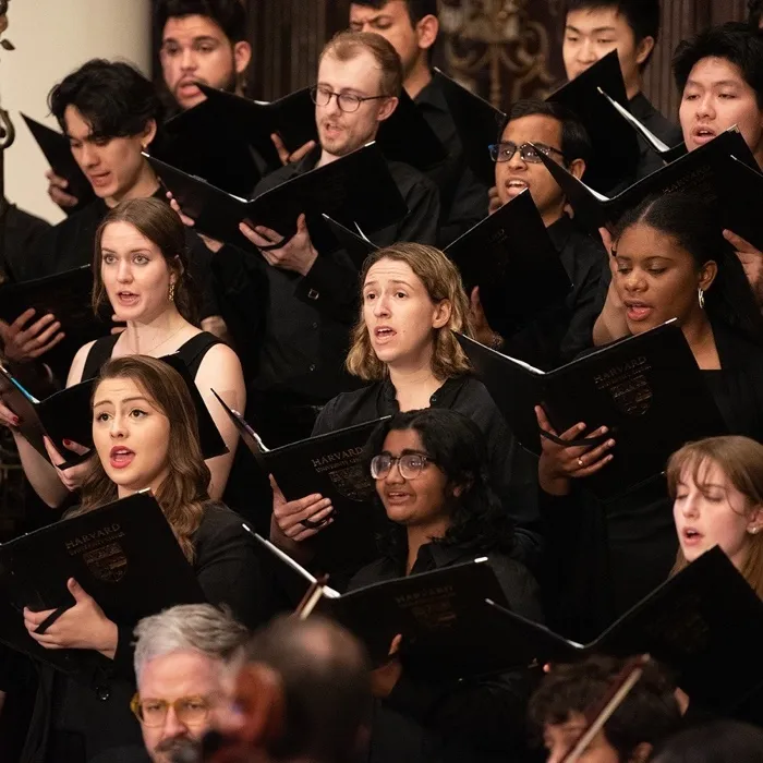 Production art for Harvard University Choir Fall Concert
