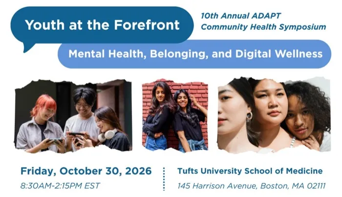 Production art for ADAPT Community Health Symposium: Youth at the Forefront