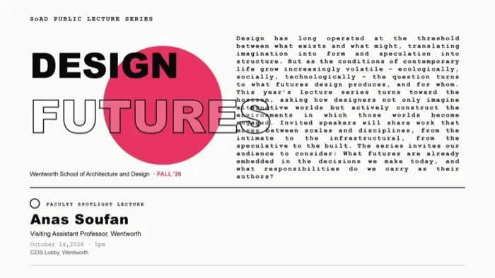 Production art for WIT SoAD Public Lecture Series: Anas Soufan