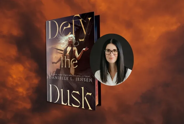 Production art for Defy the Dusk Release Bash with Danielle L. Jensen