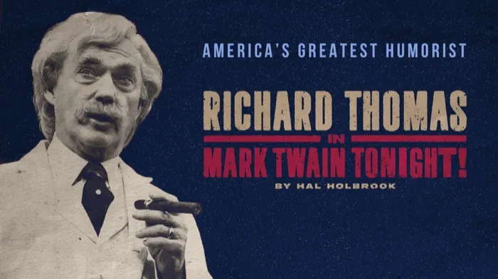 Production art for Mark Twain Tonight!